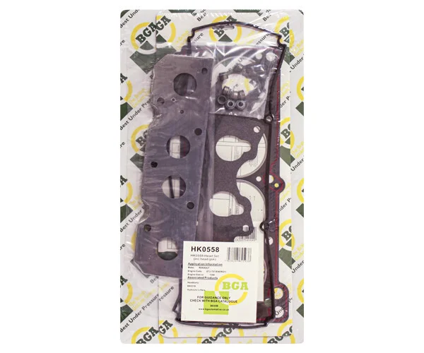 Комплект прокладок из разных материалов HEAD SET RENAULT CLIO 1996-1998, MEGANE 1999-2000 BGA HK0558 (фото 1)