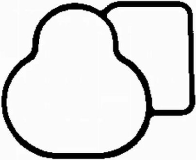 Прокладка колектора двигуна гумова КОЛЛ. IN OPEL X12XE (1) -ua BGA MG1517