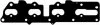 Прокладка колектора двигуна металева OPEL / VAUXHALL FRONTERA 1998-2004, OMEGA 1999-2003, VECTRA 2003-2 -ua BGA MG2541 (фото 1)