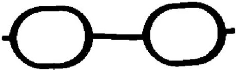 Прокладка колектора двигуна гумова КОЛЛ. IN NISSAN MICRA 1.2/1.4 2007-2010, NOTE 06- (2) -ua BGA MG7503
