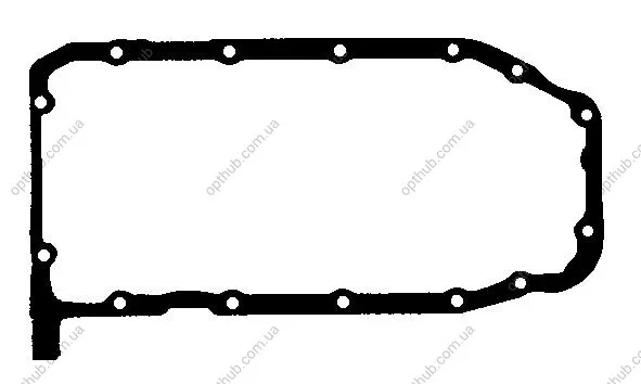 Прокладка піддону картера металева OPEL / VAUXHALL ANTARA 2007-2011, ASTRA 2005-2011, CALIBRA 1994-1997 BGA OP0307 (фото 1)