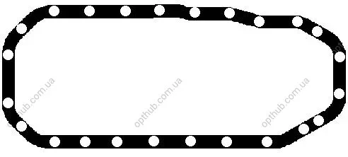 Прокладка піддону картера арамідна OIL PAN VAG 1.9/2.0/2.0D/2.2/2.3/2.5TD AAR/NF/7A (5CYL) BGA OP4369 (фото 1)