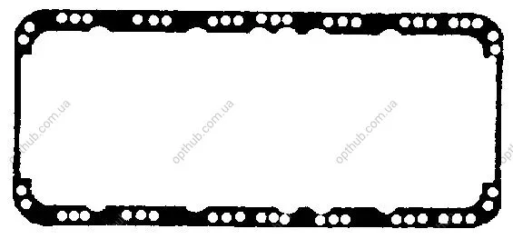 Прокладка поддона картера резиновая OIL PAN FORD ЦЕЛЬНАЯ BGA OP4370 (фото 1)