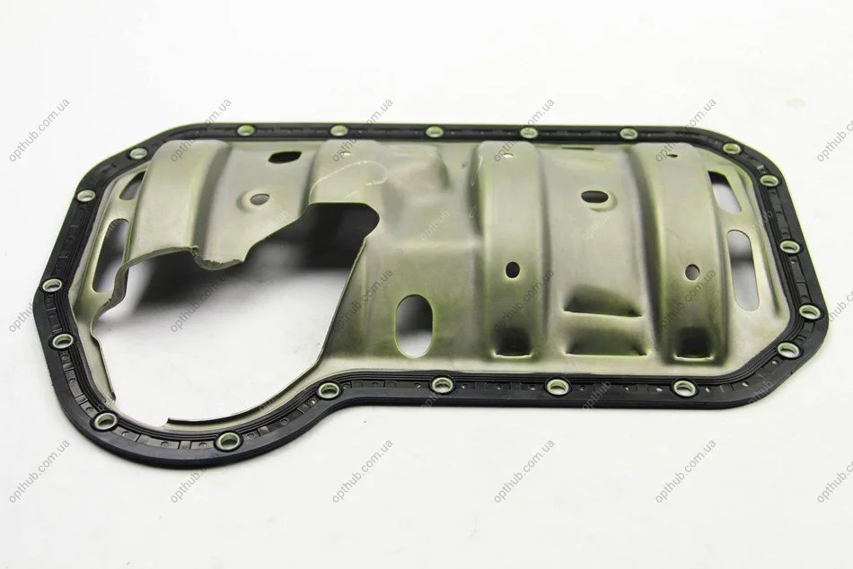 Прокладка піддону картера металева OIL PAN AUDI/VW 1.9D/TD 1Y/AAZ/AEF С МАСЛООТРАЖАТЕЛЕМ BGA OP9301 (фото 1)