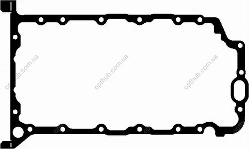 Прокладка поддона картера металлическая OIL PAN OPEL FRONTERA X22DTH/Y22DTH 1999-1999 BGA OP9382 (фото 1)
