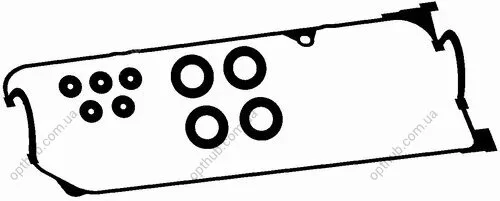 Комплект прокладок з різних матеріалів КЛАП. КР. (SET) HONDA CIVIC 2000-2006, FR-V 2004-2007, STREAM 20 -ua BGA RK4342 (фото 1)