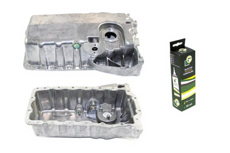 Піддон картера ДВЗ VOLKSWAGEN BEETLE 2004-2011, BORA 2001-2005, GOLF 2000-2006 -ua BGA SP0108
