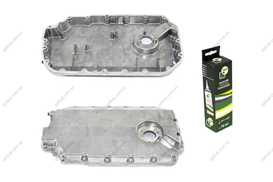 Поддон картера ДВС AUDI A4 2004-2006, A6 2002-2005, SKODA SUPERB 2003-2008, VOLKSWAGEN PASSAT 2003-2005 BGA SP9610 (фото 1)