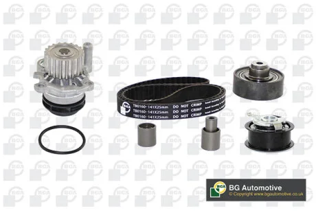 Роликовый модуль натяжителя ремня (ролик, ремень, насос) AUDI A3 1999-2001, SEAT CORDOBA 1999-2001, BGA TB0160CPK