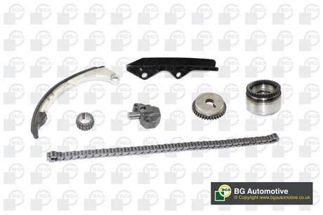 Ланцюг з натягувачем в комплекті КОМПЛЕКТ ЦЕПИ NISSAN CG10DE/CR10DE/CR12DE/CR14DE -ua BGA TC0260VFK (фото 1)