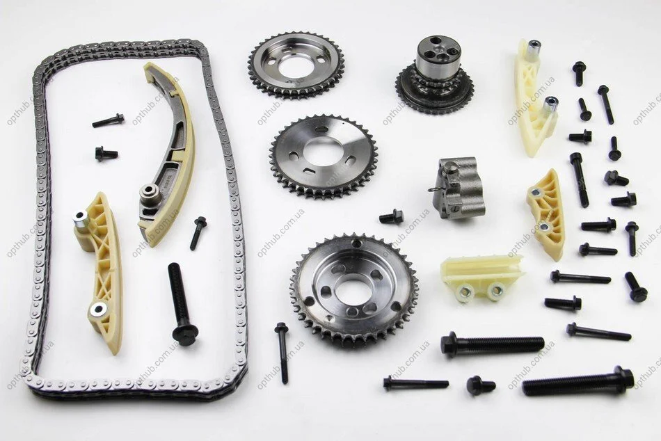 Комплект привідного ланцюга КОМПЛЕКТ ЦЕПИ FORD HJBA/HJBB/HJBC/N7BA/QJBB/SDBA/D5BA/D6BA/FMBA/QJBA/H9FA -ua BGA TC2000FK (фото 1)