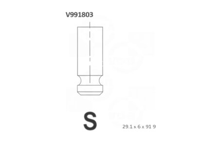 Клапан двигуна BGA V991803