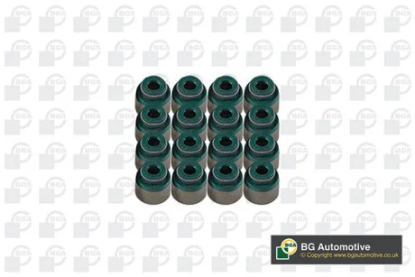 Комплект сальників клапанів IN/EX (SET) NISSAN 1.4 16V-1.8 16V GA14DE/QG15DE/QG18DE/CR14DE (16PS) BGA VK5328