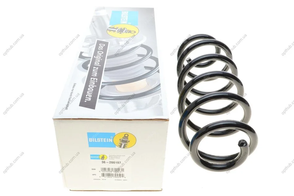Пружина подвески AUDI A6 4B,C5, A4 B5, VW PASSAT 3B передн. B3 (пр-во Bilstein) BILSTEIN 36-266197 (фото 1)