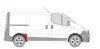 Ремонтна частина крила задн прав (перед колесом, коротка модель) NISSAN PRIMASTAR X83 OPEL VIVARO A RENAULT TRAFIC II 03.01-01.16 BLIC 6504-03-6061586P (фото 2)