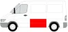 Ремкомплект бічної панелі кузова лів (нижня частина, висота 118см) MERCEDES SPRINTER 901, 902, 903, 904, 905 VW LT II 01.95-07.06 BLIC 6505-06-3546011P (фото 2)