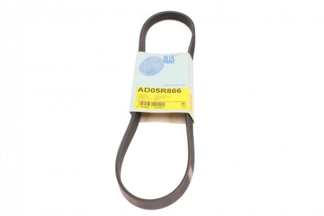 Ремінь генератора BMW 3 (E46) 98-05/ Mitsubishi Lancer/ Space Star MPV/ Toyota Hiace 1.3-2.7 (opt-om) BLUE PRINT AD05R866