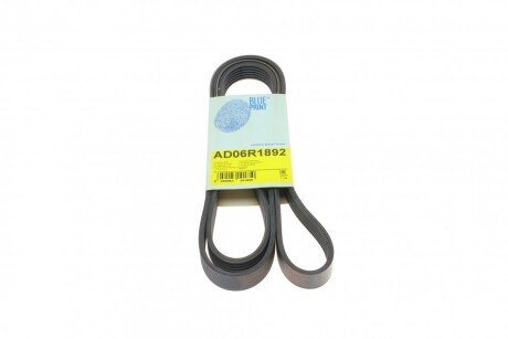 Ремінь генератора BMW X5/ Ford Focus 1.4-1.6 16V 98-/ Chevrolet Evanda/ Rezzo 2.0 05- (6PK1 (opt-om) BLUE PRINT AD06R1892