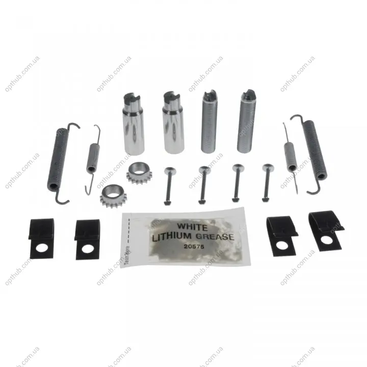 Монтажний набір гальмівних колодок задн JEEP COMMANDER, GRAND CHEROKEE II, GRAND CHEROKEE III 3.0D-6.1 04.99-12.10 BLUE PRINT ADA1041505 (фото 1)