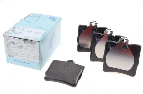 Колодки гальмивни (задни) MB (W202/203/208/210) 93-11/ Crysler Crossfire 3.2 03-08 UA63 BLUE PRINT ADA104207