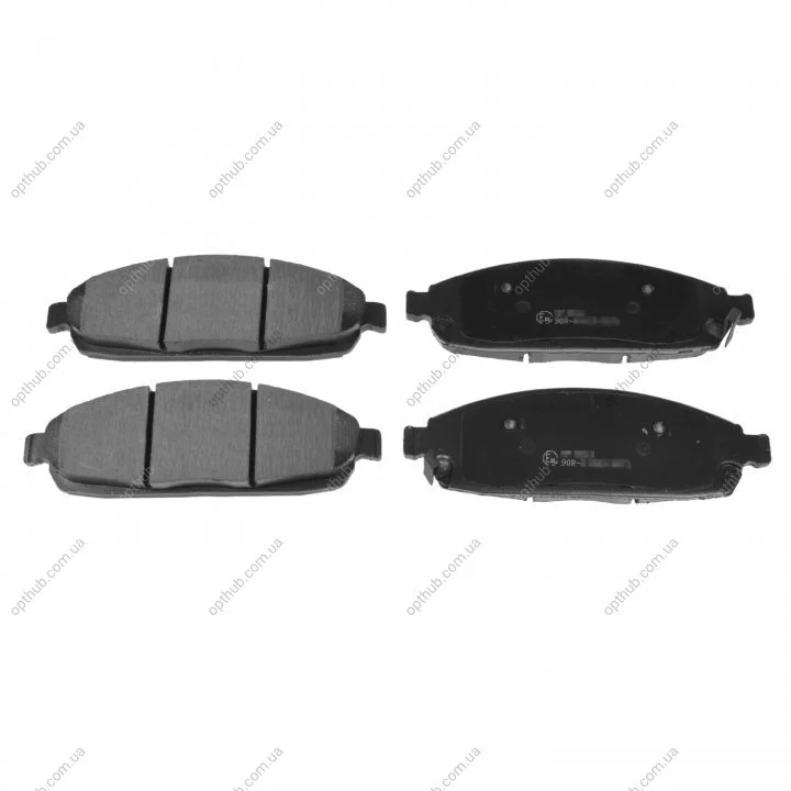 Колодки гальмівні (передні) Jeep Grand Cherokee/ Commander 3.0 CRD/4.7-5.7 05-11 (Akebono) UA63 BLUE PRINT ADA104219 (фото 1)
