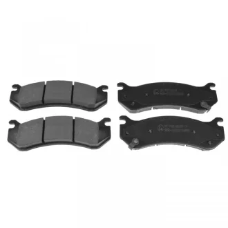 Комплект гальмівних колодок задн, CADILLAC ESCALADE CHEVROLET ASTRO, AVALANCHE, AVALANCHE 1500, SILVERADO 1500, TAHOE GMC YUKON HUMMER H2, HUMMER H2, HUMMER H2 SUT 4.3-8.1 10.94- BLUE PRINT ADA104254