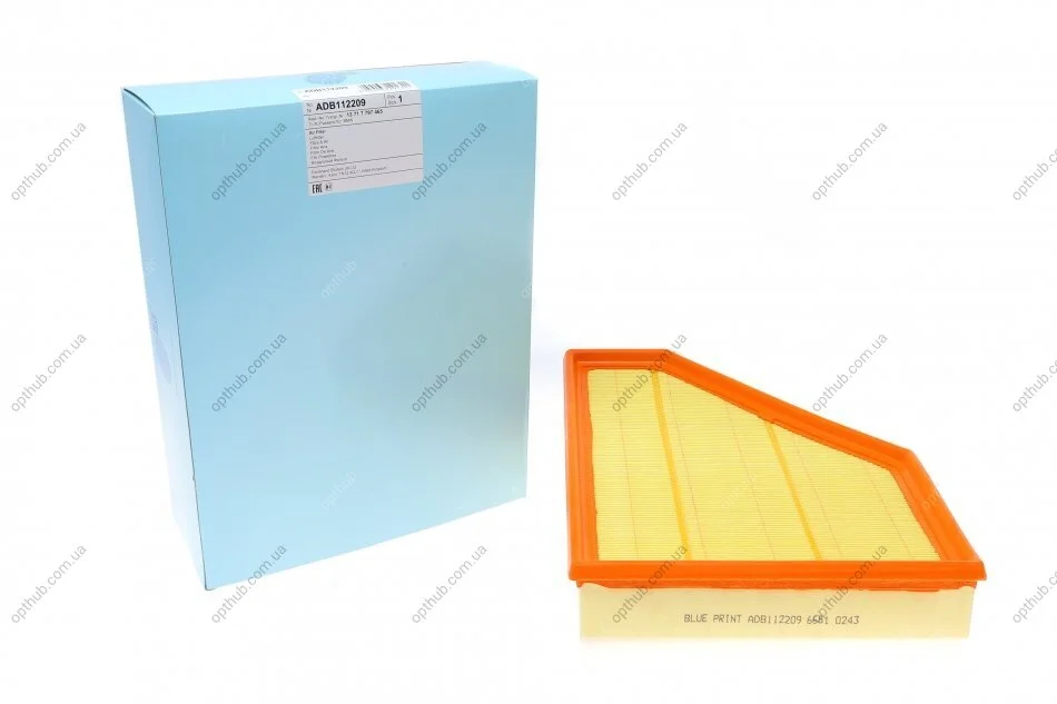 Фільтр повітряний BMW (вир-во Blue Print) BLUE PRINT ADB112209 (фото 1)