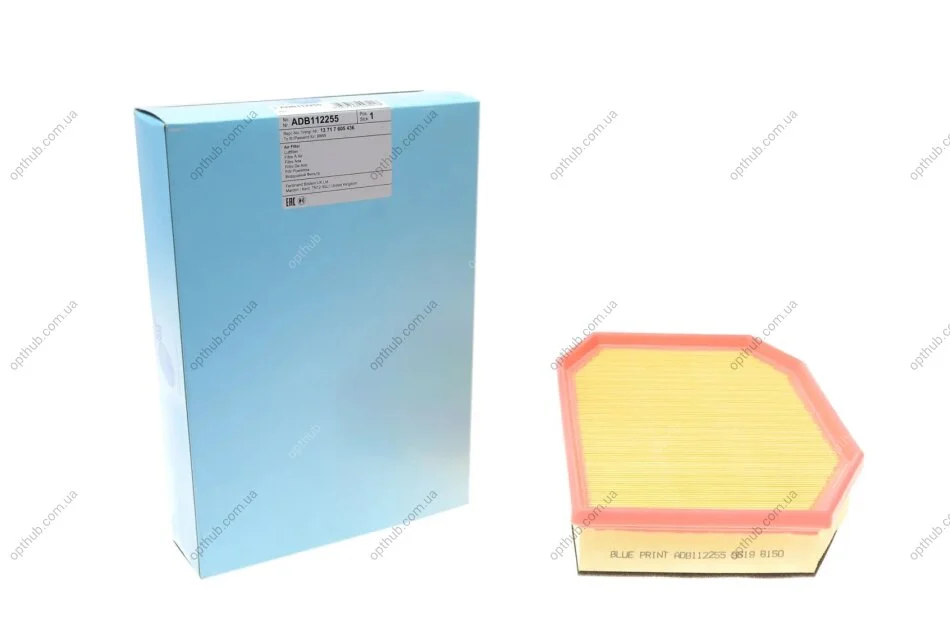 Фильтр повитряний BMW 5 (F10) 523i/530i 3.0 10- (opt-om) BLUE PRINT ADB112255 (фото 1)