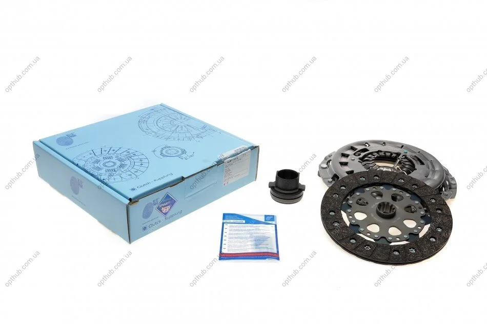 Комплект зчеплення BMW 3 (E46) 5 (E39) 96-05 (d=230mm) (+вижимний) UA63 BLUE PRINT ADB113014 (фото 1)