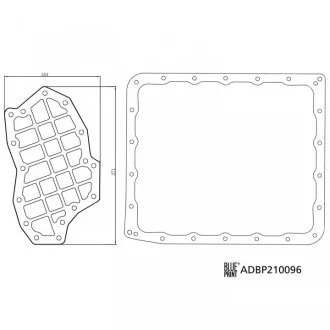 К-т фільтра гідравлічного АКПП BLUE PRINT ADBP210096