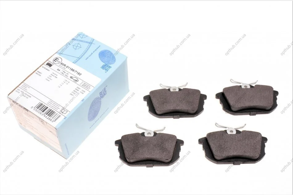 Колодки гальмівні задні дискові (вир-во Blue Print) BLUE PRINT ADC44266 (фото 1)