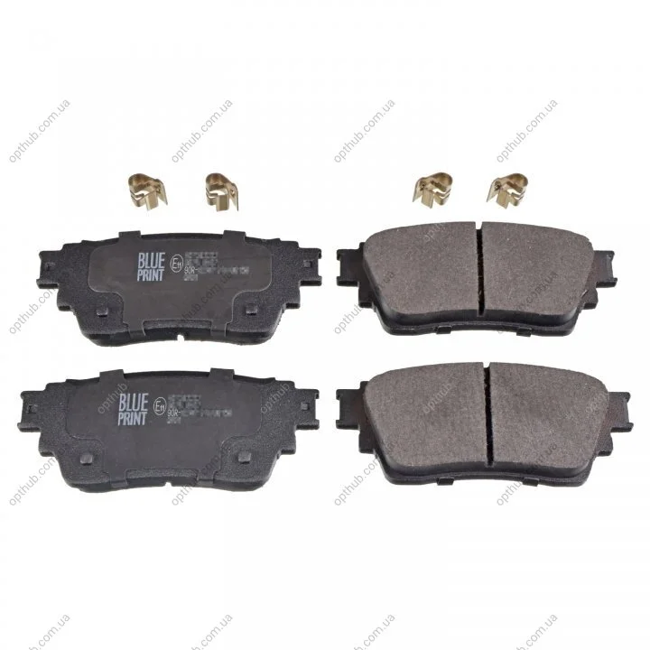 Колодки гальмівні дискові задн. Mitsubishi Outlander III 4x4 12- (вир-во Blue Print) C.I.U BLUE PRINT ADC44290 (фото 1)
