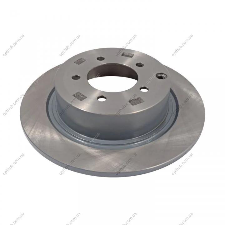 Диск гальмівний (задній) Citroen C4/Peugeot 4008 12-/Mitsubishi Outlander 06-12 (302x10)(з покр UA63 BLUE PRINT ADC443125 (фото 1)
