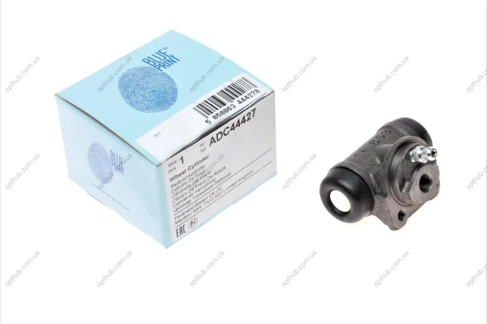 Циліндр гальмівний (задній) Mitsubishi Carisma 1.6-1.9 95-06/Space Star 1.3/1.8 98- (opt-om) BLUE PRINT ADC44427 (фото 1)