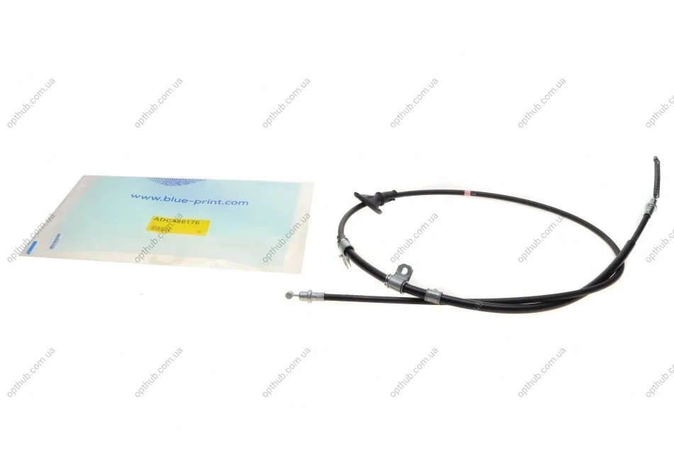 Трос ручника (задній) (R) Mitsubishi Grandis 2.0D 2.4i 03-11 (2030mm) (opt-om) BLUE PRINT ADC446176 (фото 1)