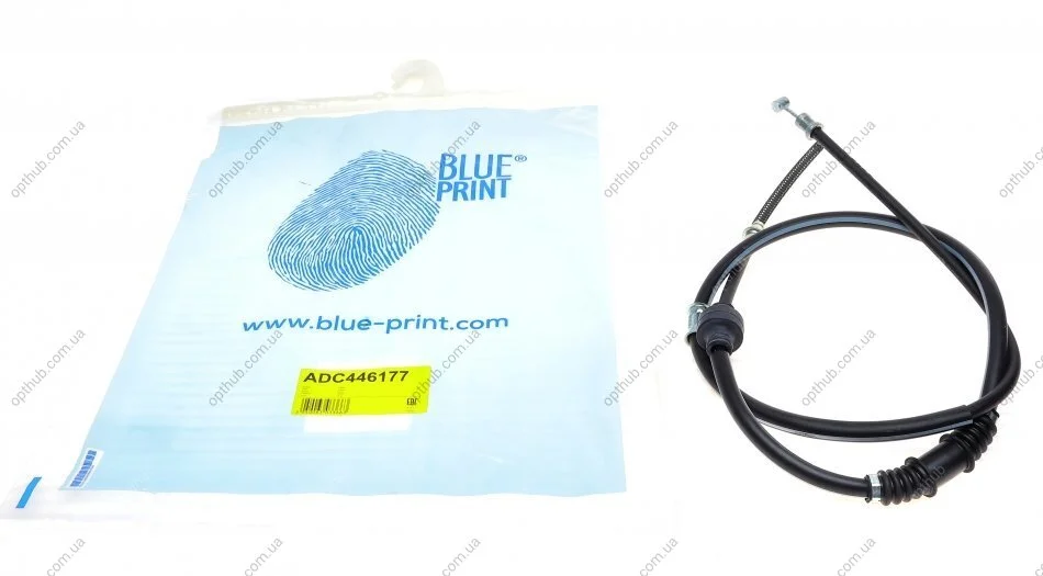 Трос гальмівний задній лівий Mitsubishi (вир-во Blue Print) BLUE PRINT ADC446177 (фото 1)