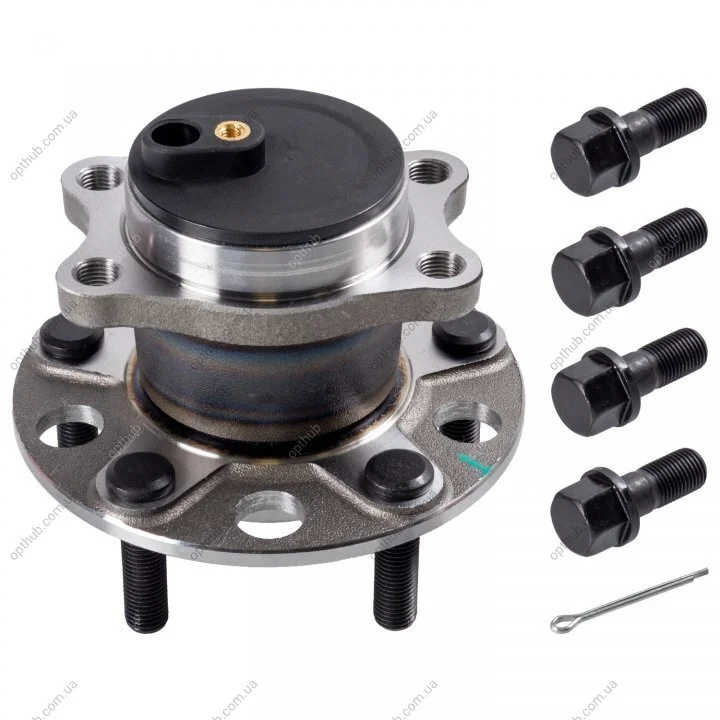 Підшипник маточини (задньої) Mitsubishi Lancer 07-/Outlander 06-12/Citroen C4 Aircross 12-(+ABS/ UA63 BLUE PRINT ADC48358 (фото 1)