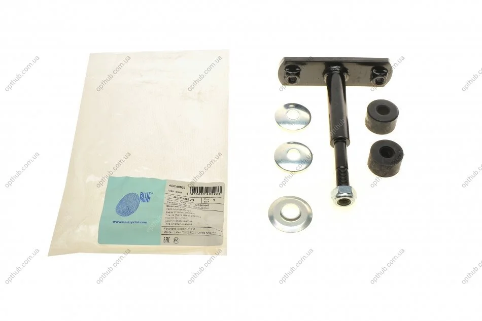 Тяга стабілізатора (переднього) Mitsubishi L200/Montero/Pajero Sport 96- (L=131) (opt-om) BLUE PRINT ADC48523 (фото 1)