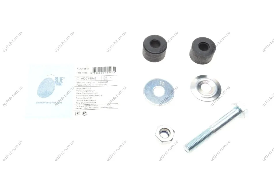 Кронштейн стабілізатора (Blue Print) MITSUBISHI PAJERO 2.5TD 89/12- -ua BLUE PRINT ADC48543 (фото 1)