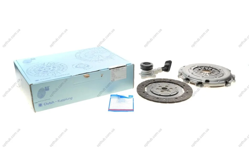 Комплект зчеплення Ford Focus/Kuga 2.0 TDCi 08- (d=240mm) (+вижимний) UA63 BLUE PRINT ADF1230120 (фото 1)