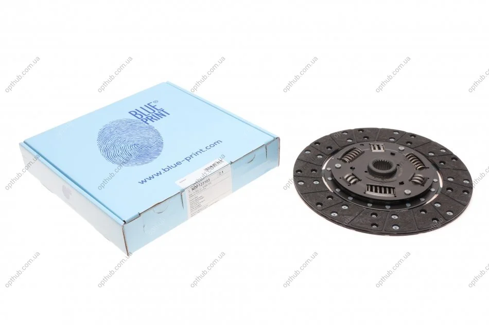 Диск зчеплення Ford Transit 2.5D 85-02 UA63 BLUE PRINT ADF123103 (фото 1)