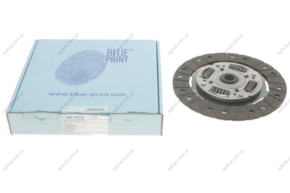 Диск зчеплення ведений Ford Focus -13, Mondeo IV -14 (вир-во Blue Print) C.I.U BLUE PRINT ADF123110 (фото 1)