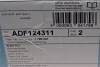 Диск гальмівний (передній) Ford C-Max 07-/ Focus III 10-18 (278x25) UA63 BLUE PRINT ADF124311 (фото 5)