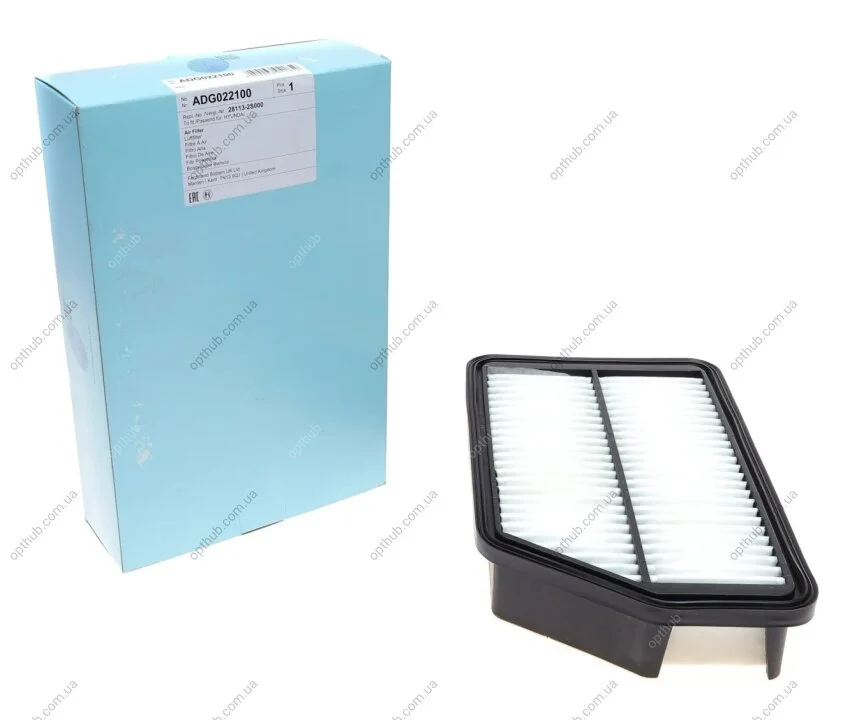 Фільтр повітряний Hyundai, KIA (вир-во Blue Print) BLUE PRINT ADG022100 (фото 1)