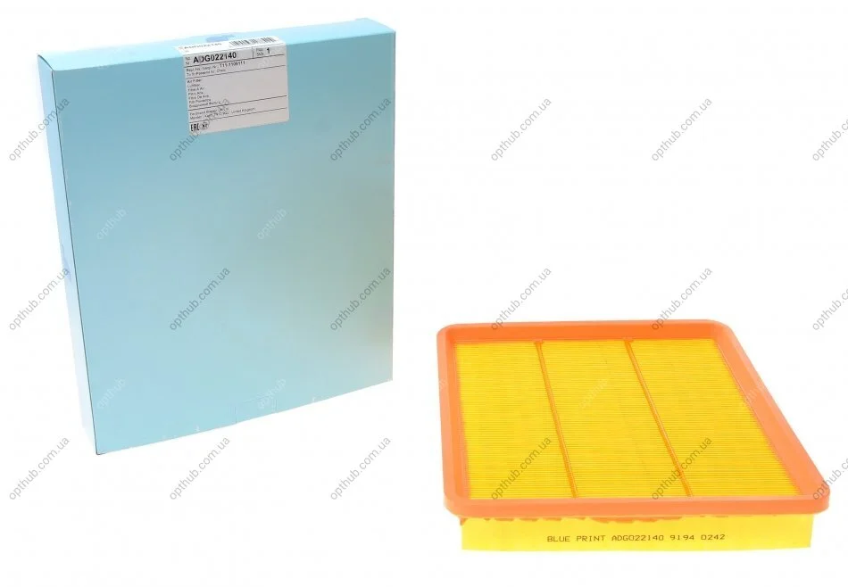 Фільтр повітряний Chery Tiggo 2.0-2.4 16V 05- (opt-om) BLUE PRINT ADG022140 (фото 1)