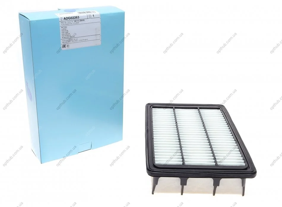 Фільтр повітряний Hyundai Santa Fe II (вир-во Blue Print) BLUE PRINT ADG02263 (фото 1)