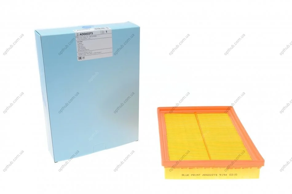 Фільтр повітряний KIA (вир-во Blue Print) BLUE PRINT ADG02273 (фото 1)