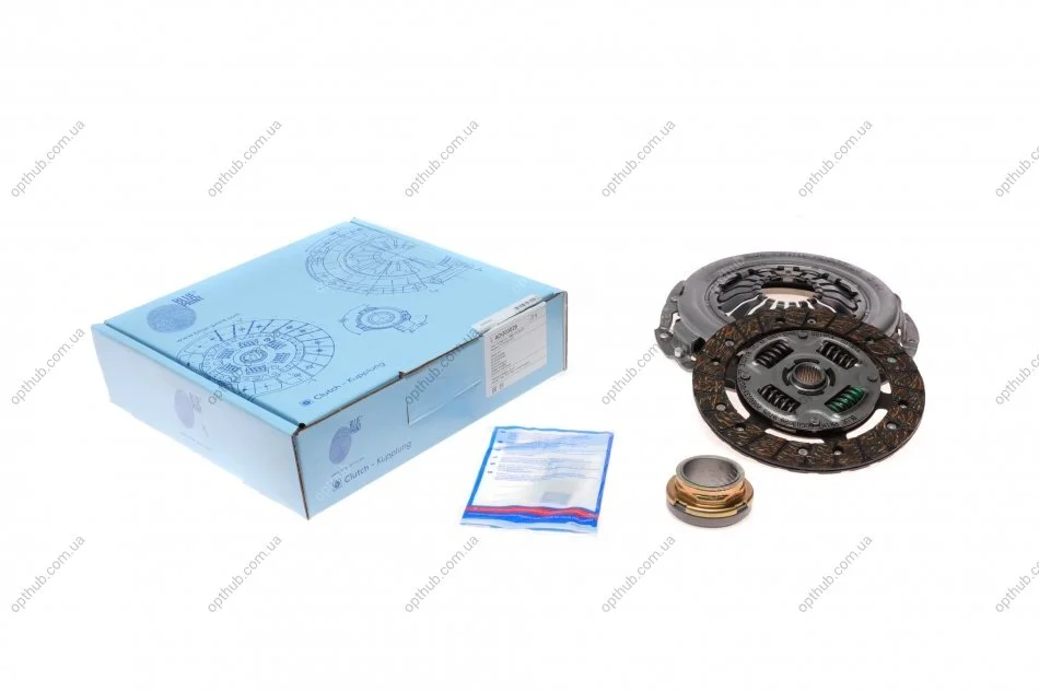 Комплект зчеплення Daewoo Lanos/Sens 1.3 97-, 55kw (d=180mm) (+вижимний) (opt-om) BLUE PRINT ADG03029 (фото 1)