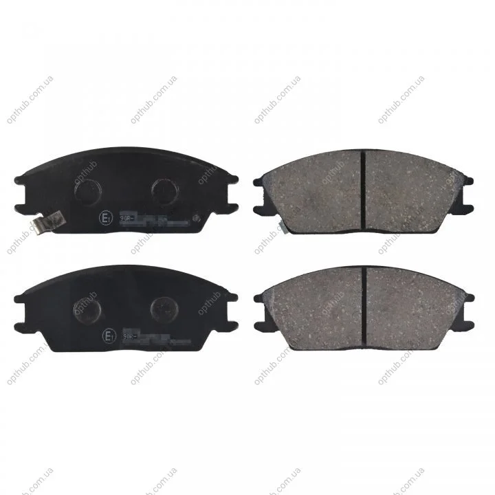 Колодки гальмівні (передні) Hyundai Accent I/II 89-06/Getz 02-11 (Akebono) UA63 BLUE PRINT ADG04202 (фото 1)