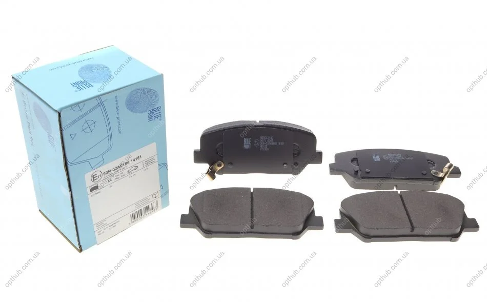 Колодки гальмівні (передні) Hyundai i30/Veloster/Kia Ceed/Optima 11- UA63 BLUE PRINT ADG042140 (фото 1)